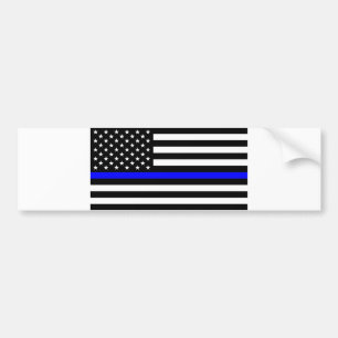 - US-Flaggenpolizei Thin Blue Line Autoaufkleber