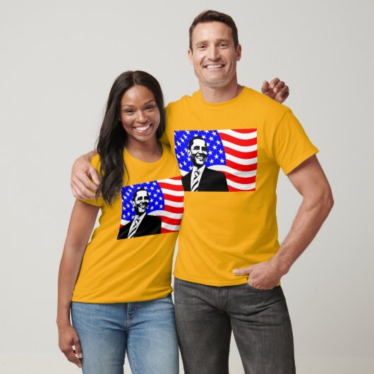 US-Flaggenpräsident Barack Obama Shirt (Unisex)