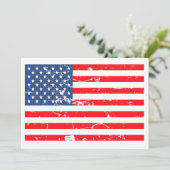US-Flaggenstaat-Party Invite Einladung (Stehend Vorderseite)