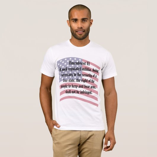 US-Flaggenverfassung Zweiter T - Shirt (Vorne ganz)