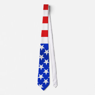 US Flaggequadrat drapiert Krawatte