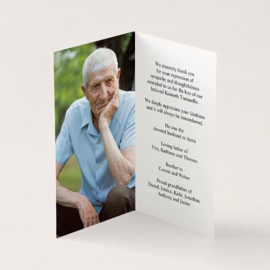 US-Foto zur Beerdigung von Fahnen: Gedeckte Gebets (Innenseite)