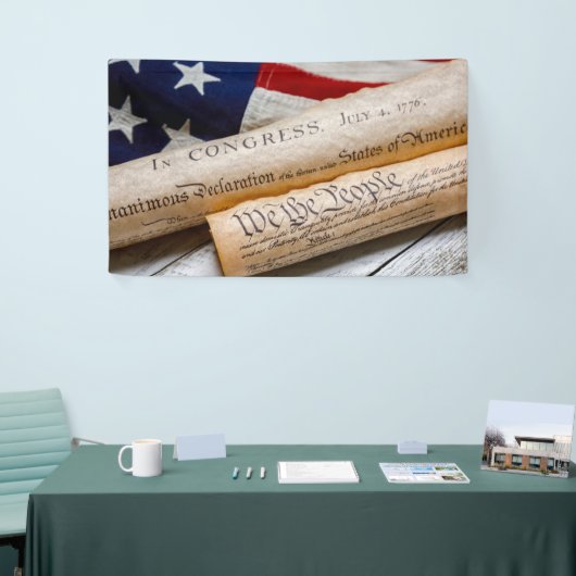 US Founding Documents Banner (Messeveranstaltung)