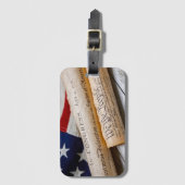 US Founding Documents Gepäckanhänger (Vorderseite Vertikal)