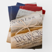 US Founding Documents Geschenkpapier Set (Beispiel)