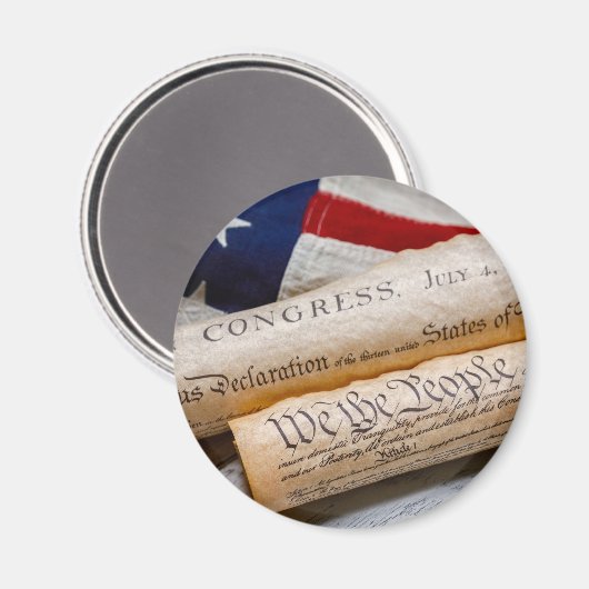 US Founding Documents Magnet (Vorderseite/Rückseite)