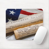 US Founding Documents Mousepad (Mit Mouse)