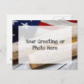 US Founding Documents Postkarte (Vorne/Hinten)