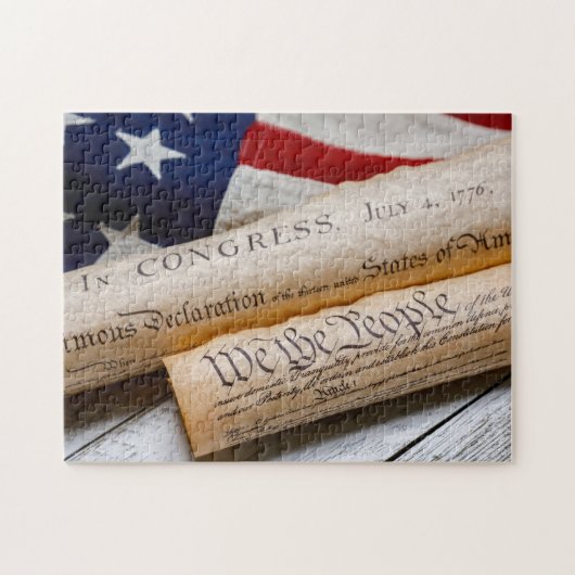 US Founding Documents Puzzle (Horizontal)