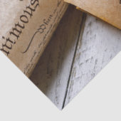 US Founding Documents Seidenpapier (Detail)