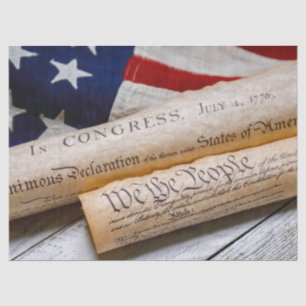 US Founding Documents Seidenpapier