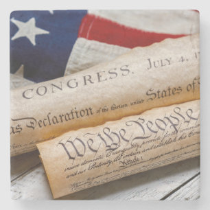 US Founding Documents Steinuntersetzer