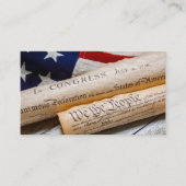 US Founding Documents Visitenkarte (Vorderseite)