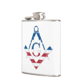 US Freemasonic Symbol Flachmann (Links)