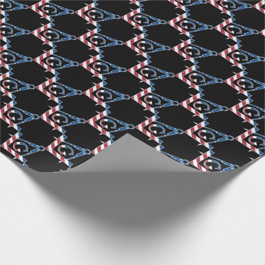US Freemasonic Symbol Geschenkpapier (Ecke)