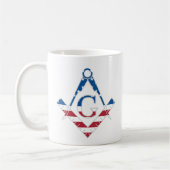 US Freemasonic Symbol Kaffeetasse (Links)