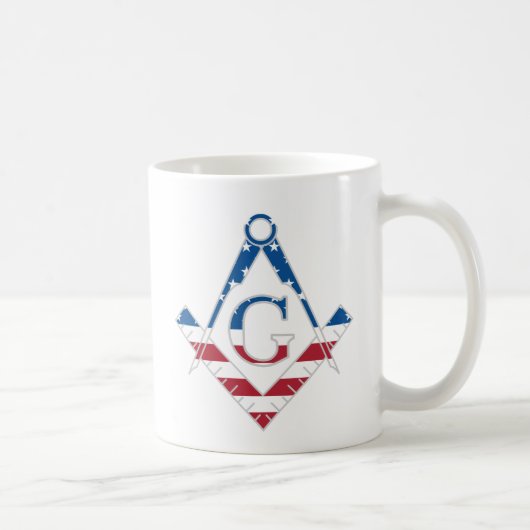 US Freemasonic Symbol Kaffeetasse (Rechts)