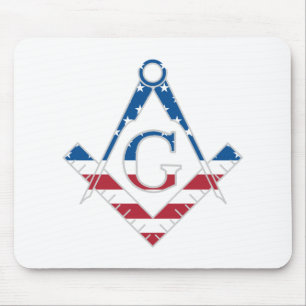 US Freemasonic Symbol Mousepad