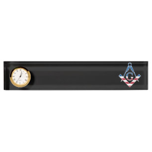 US Freemasonic Symbol Namensplakette
