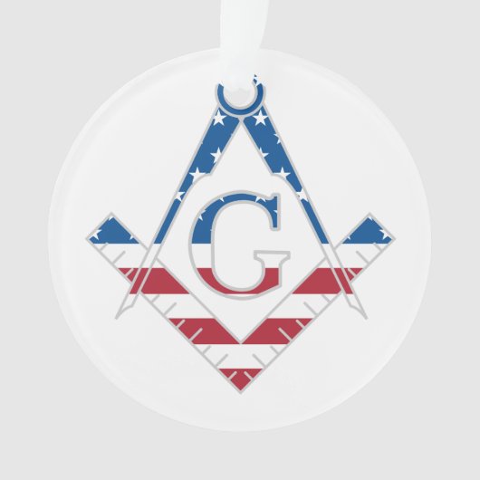 US Freemasonic Symbol Ornament (Vorderseite)