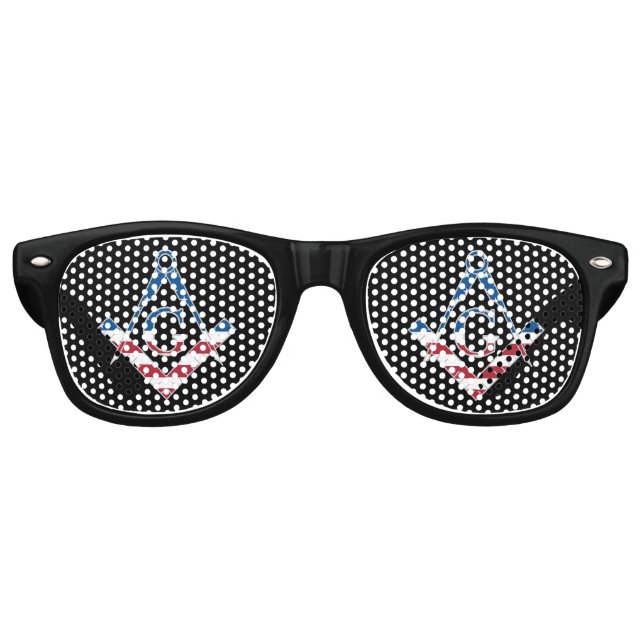US Freemasonic Symbol Partybrille (Vorderseite)