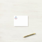 US Freemasonic Symbol Post-it Klebezettel (Auf Schreibtisch)