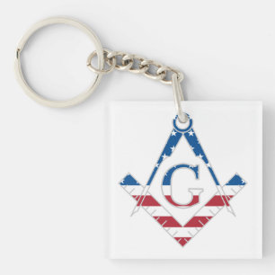 US Freemasonic Symbol Schlüsselanhänger
