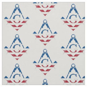 US Freemasonic Symbol Stoff