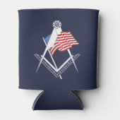 US-Freimaurersymbol Dosenkühler (Vorderseite)