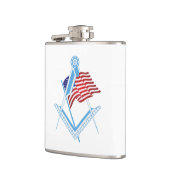 US-Freimaurersymbol Flachmann (Links)