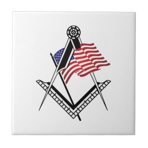 US-Freimaurersymbol Fliese