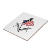 US-Freimaurersymbol Fliese (Seite)