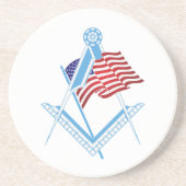 US-Freimaurersymbol Getränkeuntersetzer (Vorne)