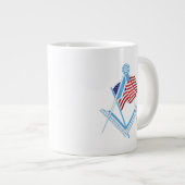 US-Freimaurersymbol Jumbo-Tasse (Vorderseite Rechts)