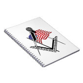 US-Freimaurersymbol Notizblock (Rechte Seite)