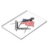 US-Freimaurersymbol Notizblock (Linke Seite)