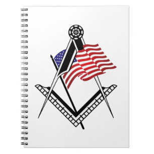 US-Freimaurersymbol Notizblock