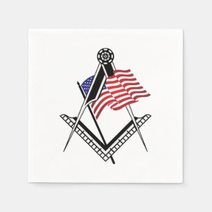 US-Freimaurersymbol Serviette