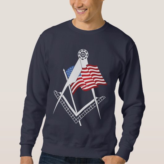 US-Freimaurersymbol Sweatshirt (Vorderseite)
