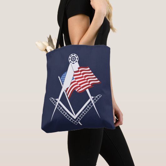 US-Freimaurersymbol Tasche (Von Nahem)