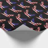 US-Friedens-Taube Geschenkpapier (Ecke)