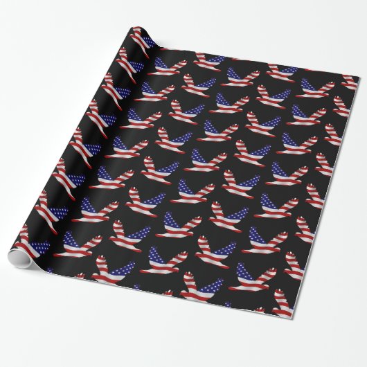 US-Friedens-Taube Geschenkpapier (Ungerollt)