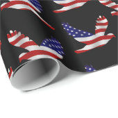 US-Friedens-Taube Geschenkpapier (Rolleneckpunkt)