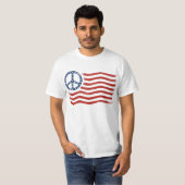 US-Friedensflagge T-Shirt (Vorne ganz)