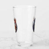 US-Fußball-Fan-Kunst | Illustration | 2026 Glas (Links)