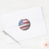 US-Fußball Runder Aufkleber (Umschlag)