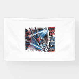 US-Fußball Skelett Stürmer Nationen Premium Sport Banner