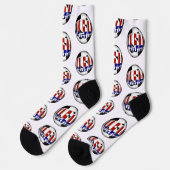 US-Fußball Socken (Linkes Detail)
