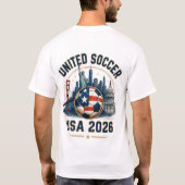US-Fußballfan 2026 T-Shirt (Rückseite)