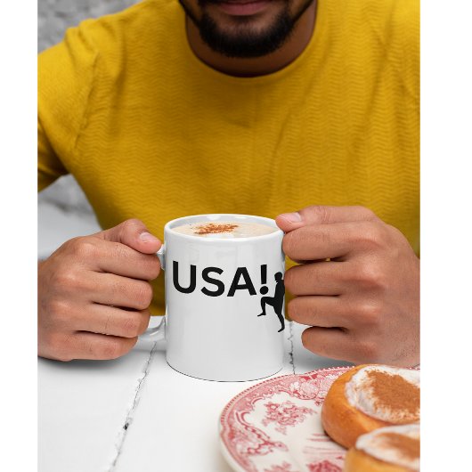 US-Fußballspieler Kaffeetasse